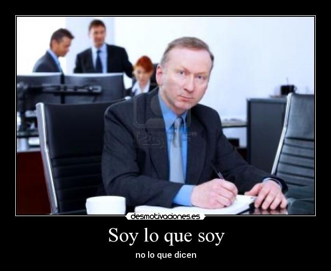 Soy lo que soy - 