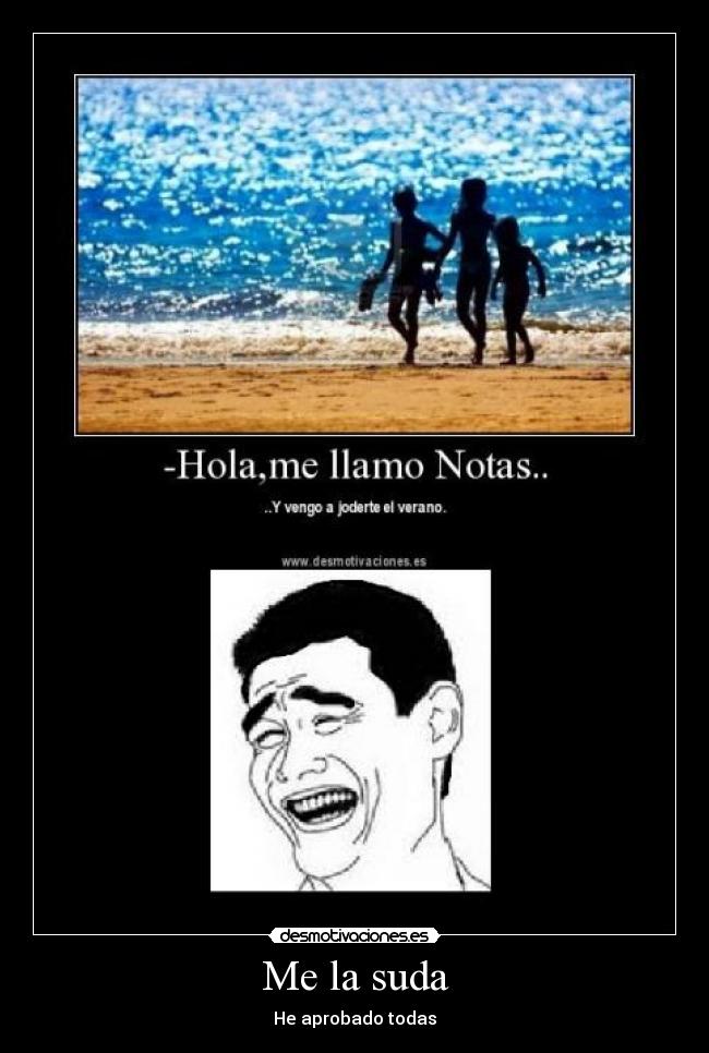 Me la suda - He aprobado todas