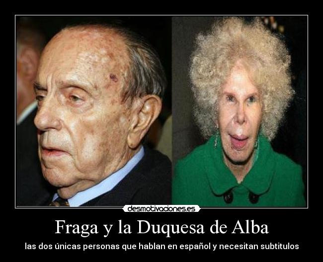 Fraga y la Duquesa de Alba - 