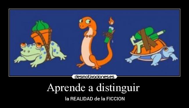 carteles pokemonrealidadficciondistinguirhumor desmotivaciones