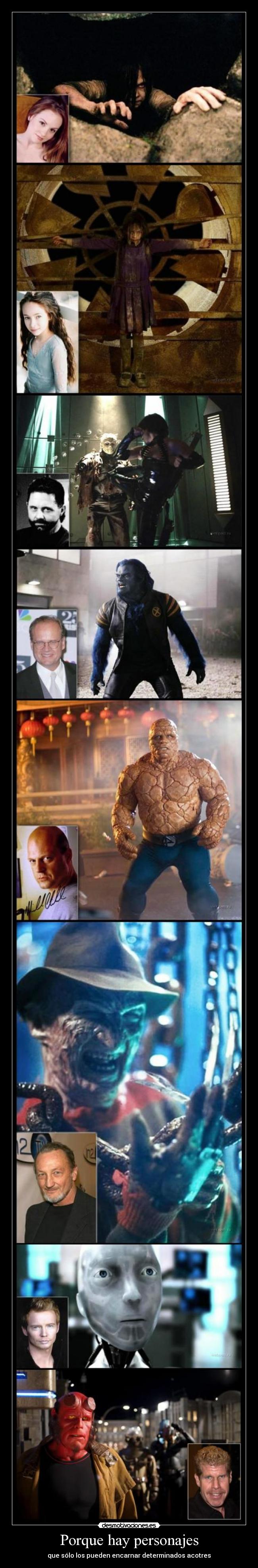 Porque hay personajes -