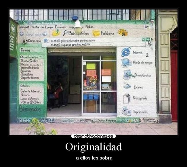 Originalidad - a ellos les sobra