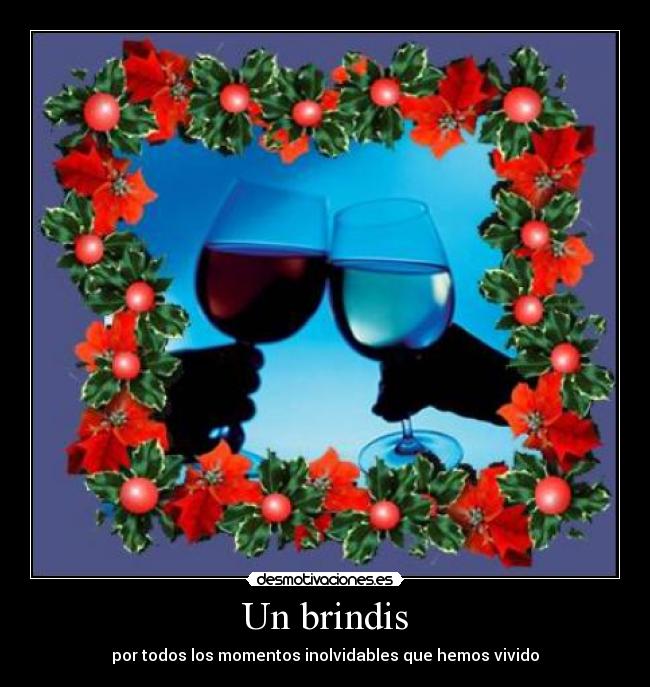 Un brindis -