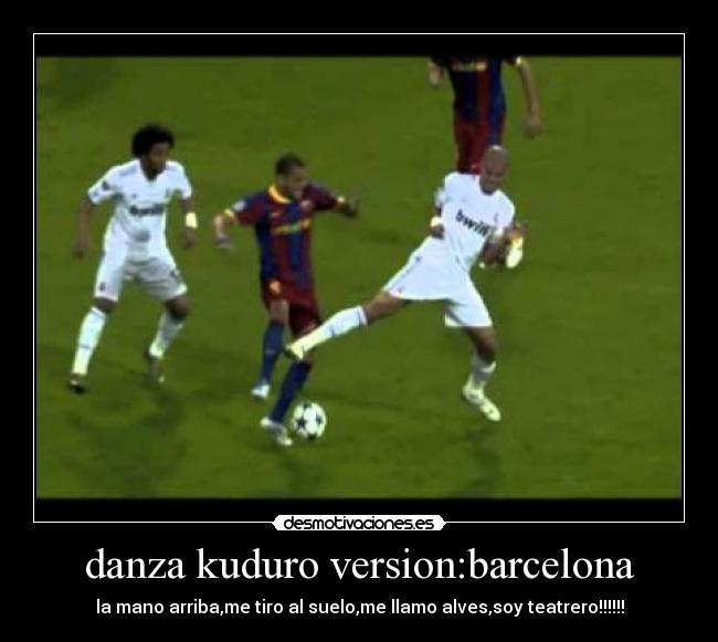 danza kuduro version:barcelona -