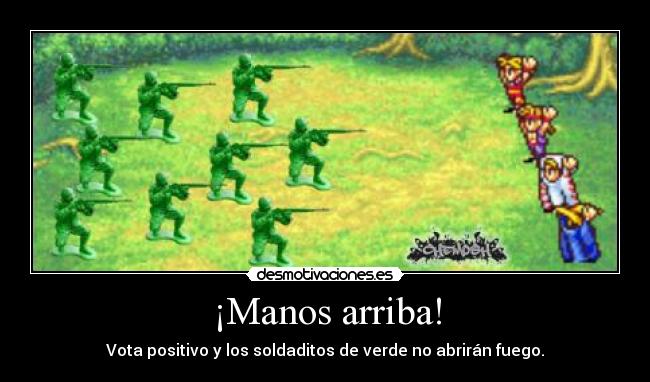 ¡Manos arriba! - 