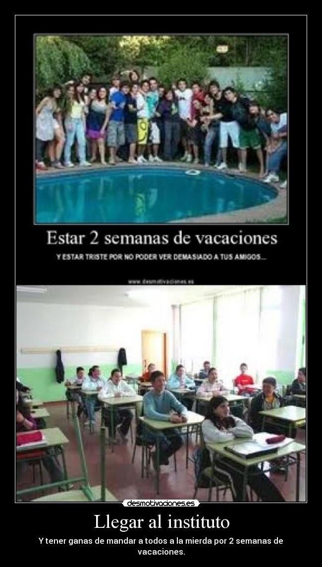 Llegar al instituto - 