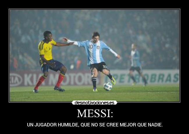carteles jugador humilde que cree mejor que nadie desmotivaciones
