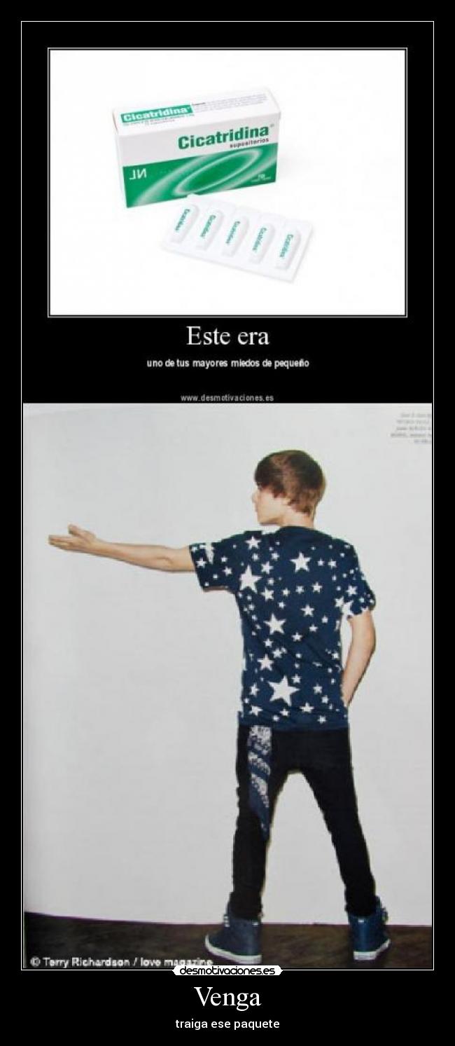 carteles biebergas desmotivaciones