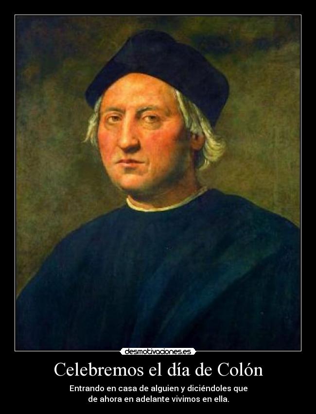 Celebremos el día de Colón -