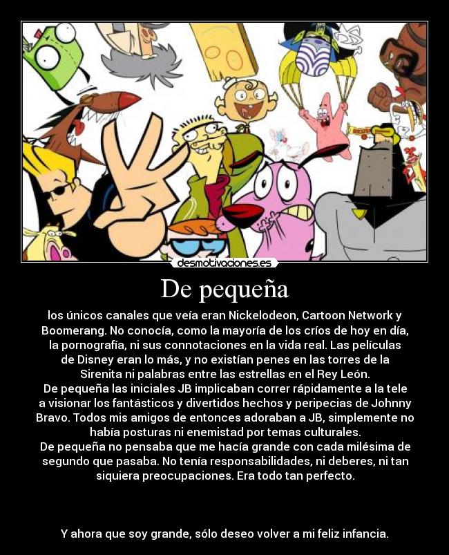 carteles infancia desmotivaciones