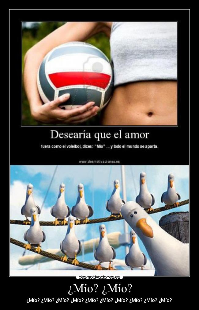 ¿Mío? ¿Mío? - 