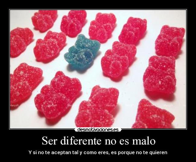Ser diferente no es malo -