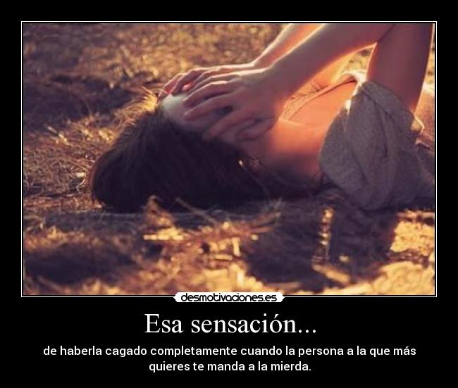 Esa sensación... - 