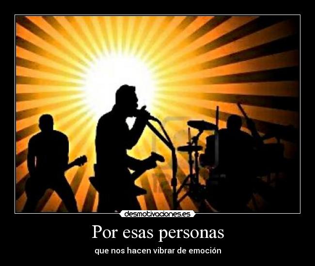 Por esas personas -