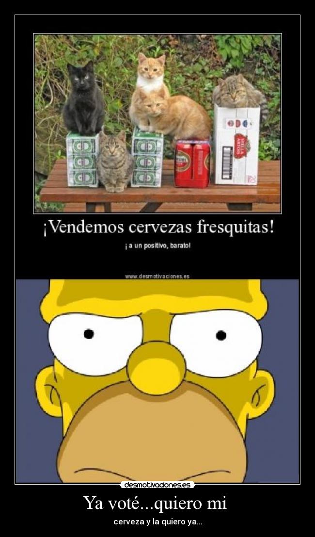 Ya voté...quiero mi -