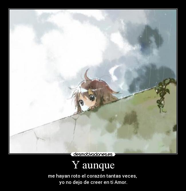 carteles amor corazon desepcion anime desmotivaciones