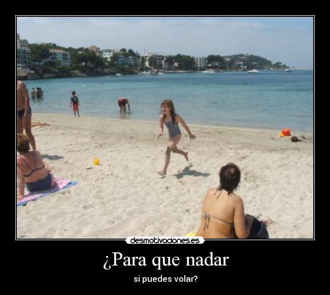 ¿Para que nadar - 