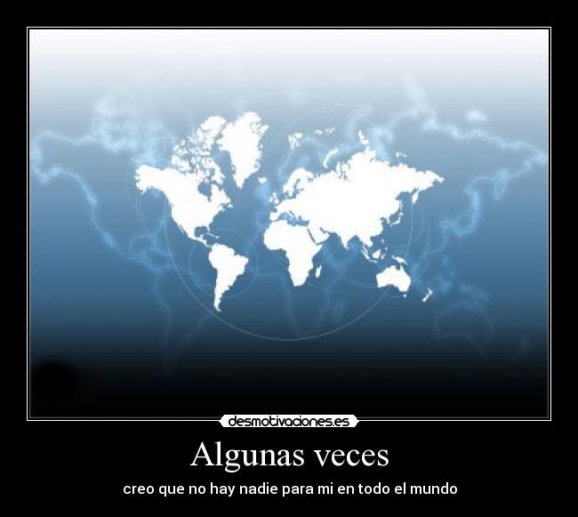 Algunas veces -