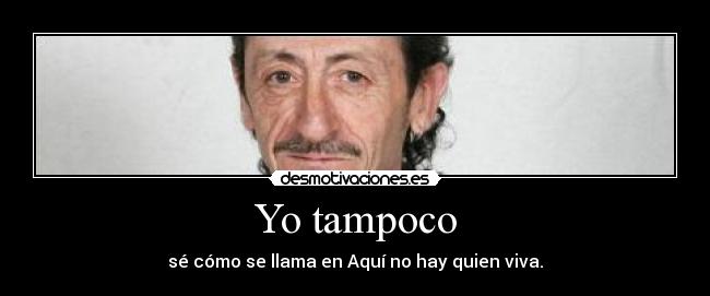 Yo tampoco - 