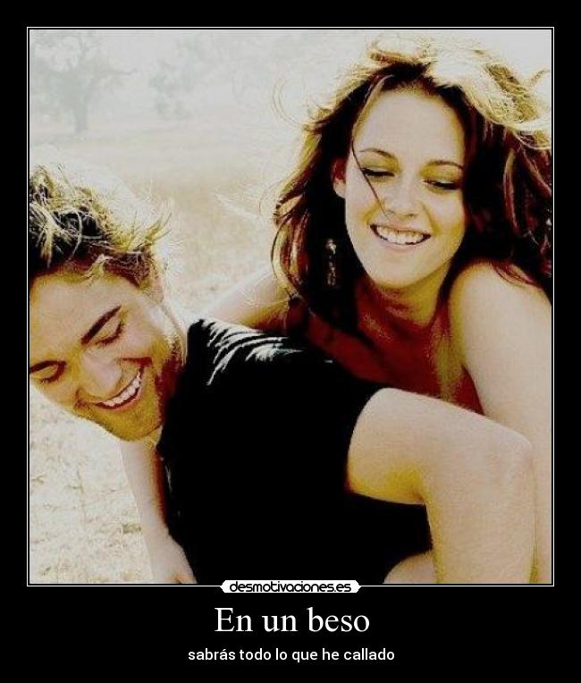 En un beso - sabrás todo lo que he callado