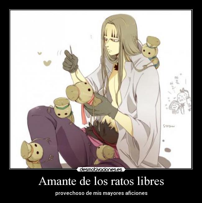 Amante de los ratos libres - provechoso de mis mayores aficiones