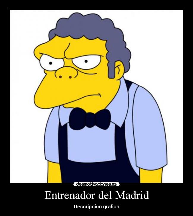 Entrenador del Madrid - Descripción gráfica