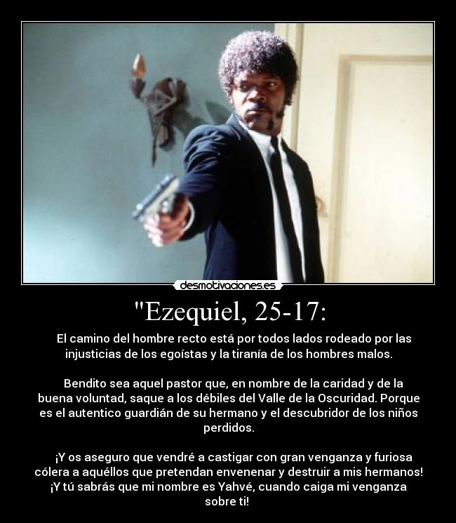 Ezequiel, 25-17: -