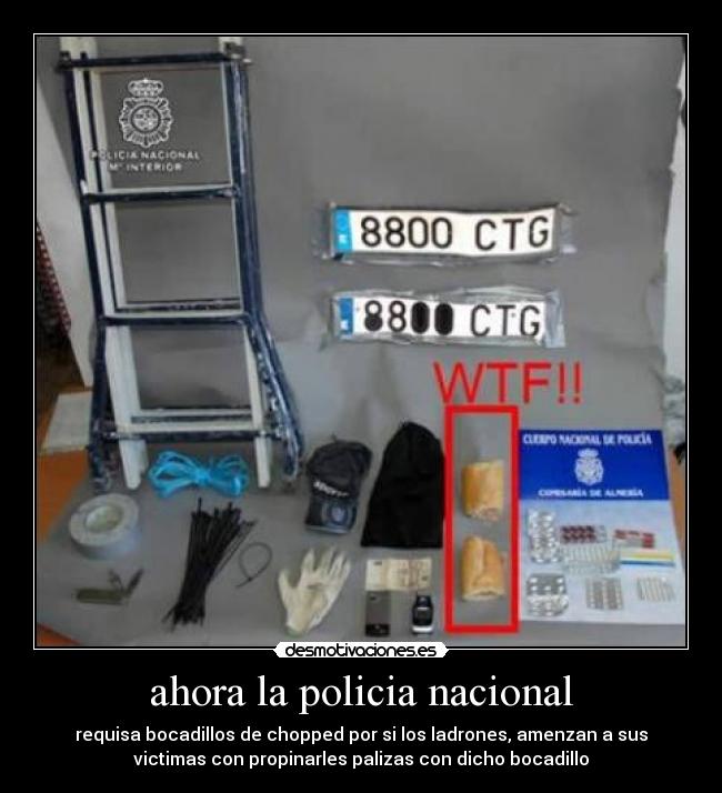 ahora la policia nacional - 