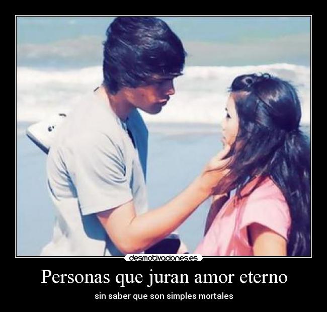 Personas que juran amor eterno - 