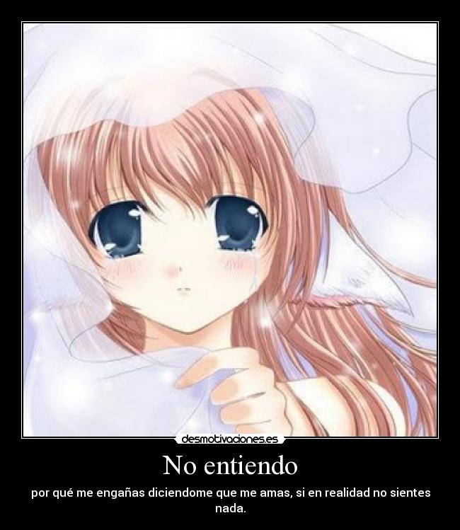 No entiendo - 