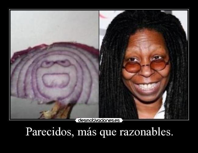 Parecidos, más que razonables. - 