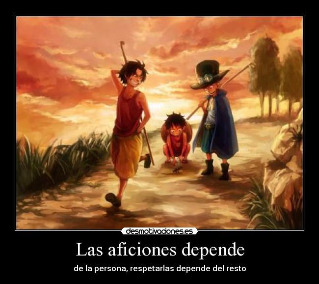 carteles ace sabo luffy escarabajo monte desmotivaciones