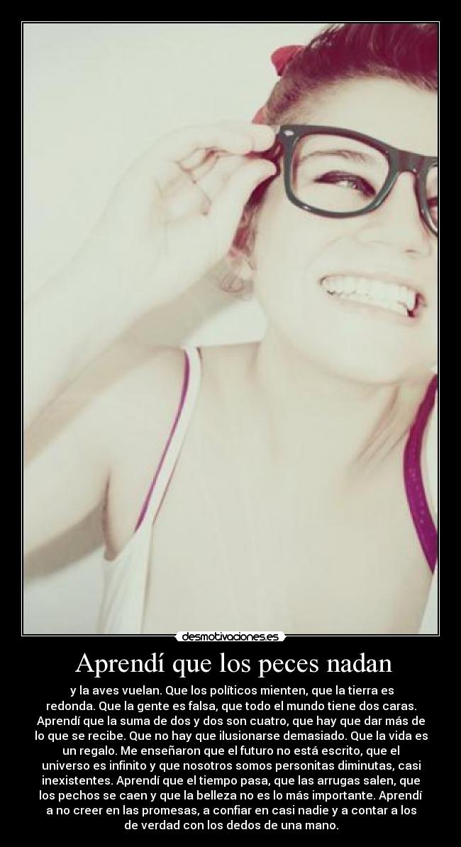  Aprendí que los peces nadan - 