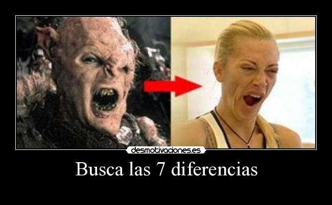 Busca las 7 diferencias -
