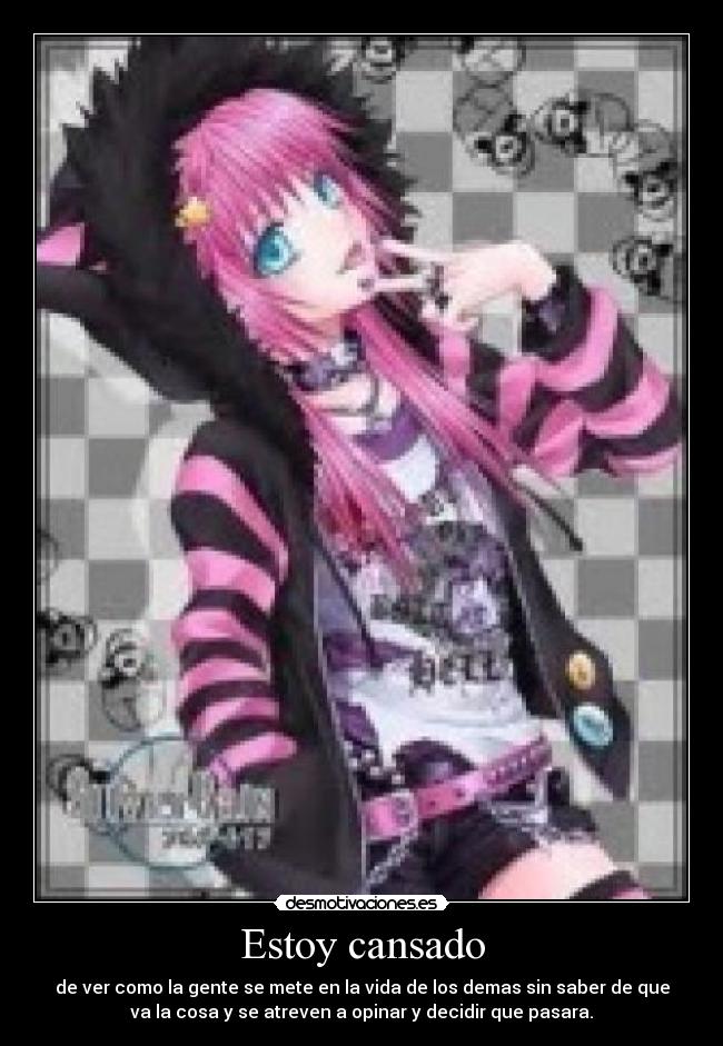 Estoy cansado -