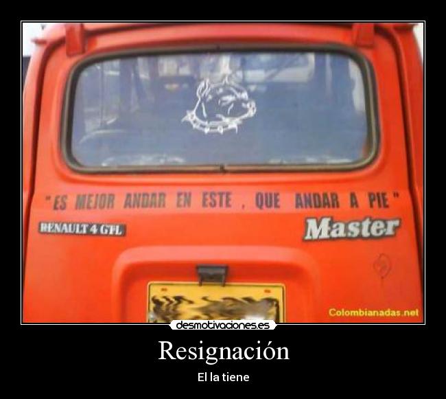 Resignación - 