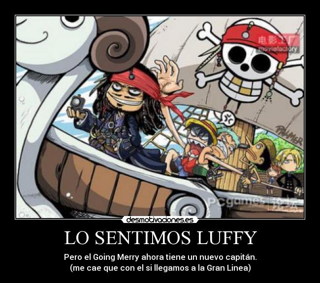 LO SENTIMOS LUFFY - 