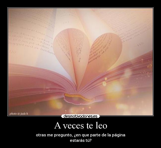 A veces te leo - 