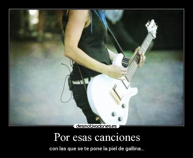 Por esas canciones -