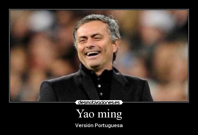 Yao ming - Versión Portuguesa
