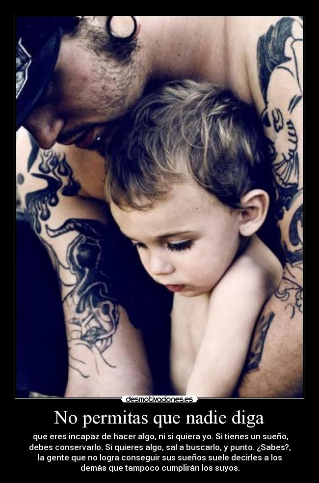 No permitas que nadie diga - 