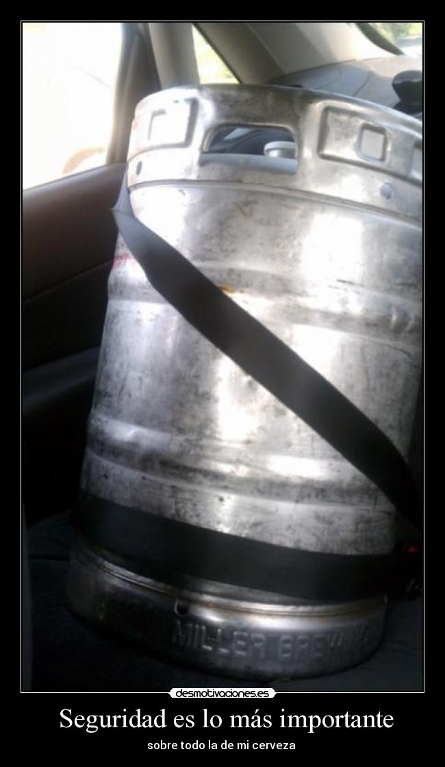 Seguridad es lo más importante -