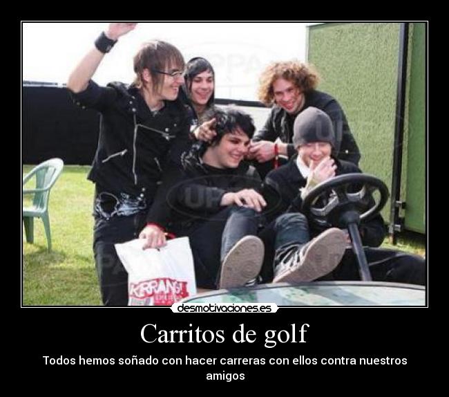 Carritos de golf - Todos hemos soñado con hacer carreras con ellos contra nuestros amigos
