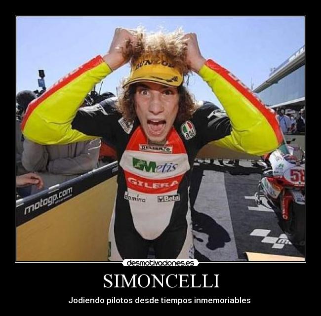 SIMONCELLI - Jodiendo pilotos desde tiempos inmemoriables