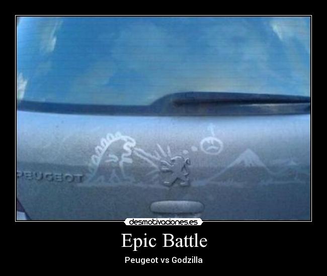 carteles epic battle desmotivaciones