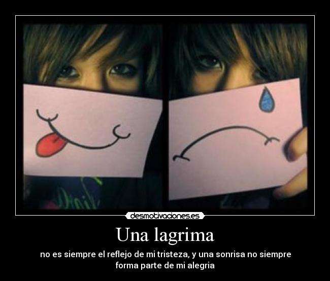 carteles una lagrima desmotivaciones