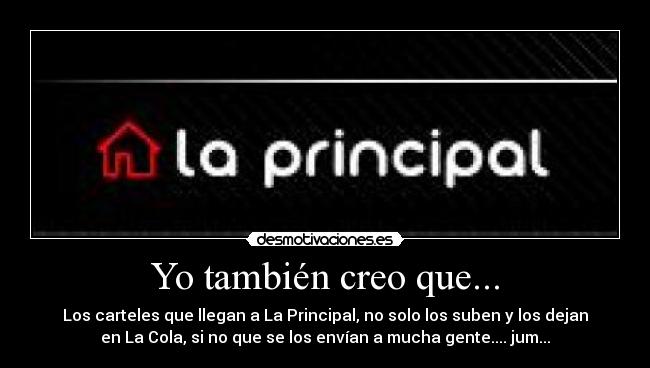 Yo también creo que... - 