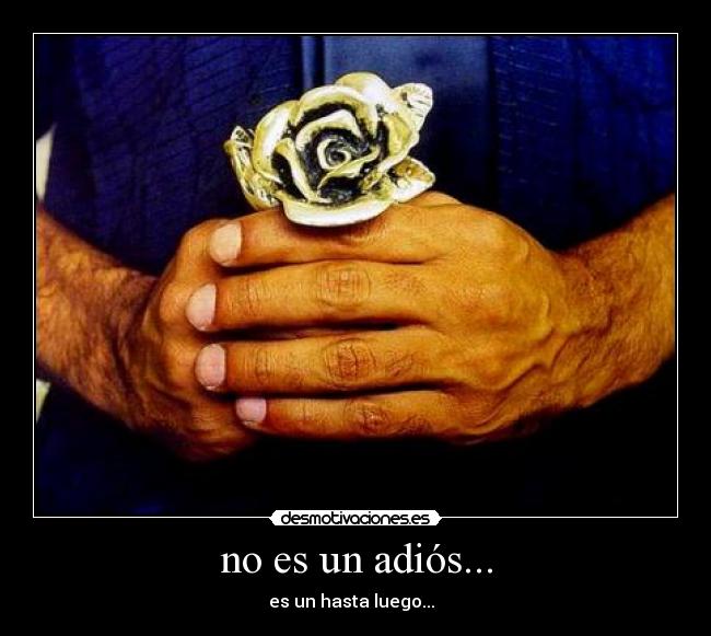 no es un adiós... -