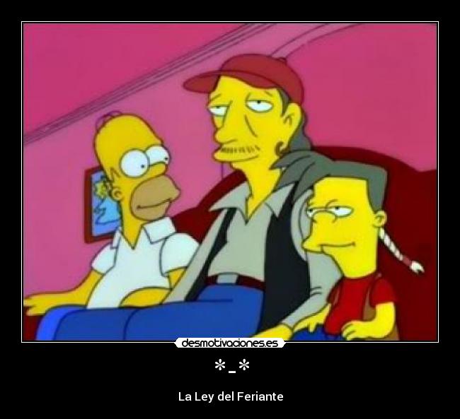 carteles homer bart barto homero ley del feriante desmotivaciones