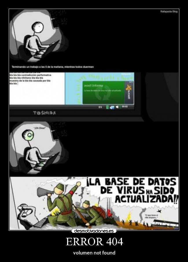 ERROR 404 - volumen not found